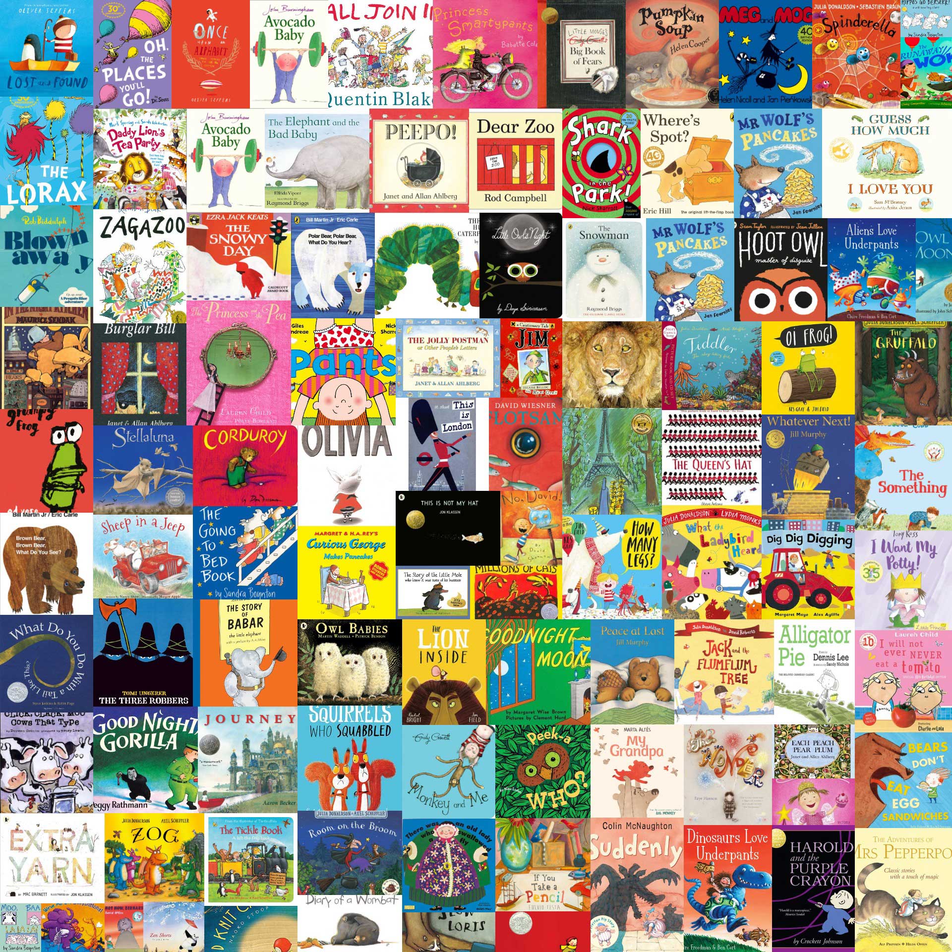 Books for EYFS  100 picture books to read before you are 5