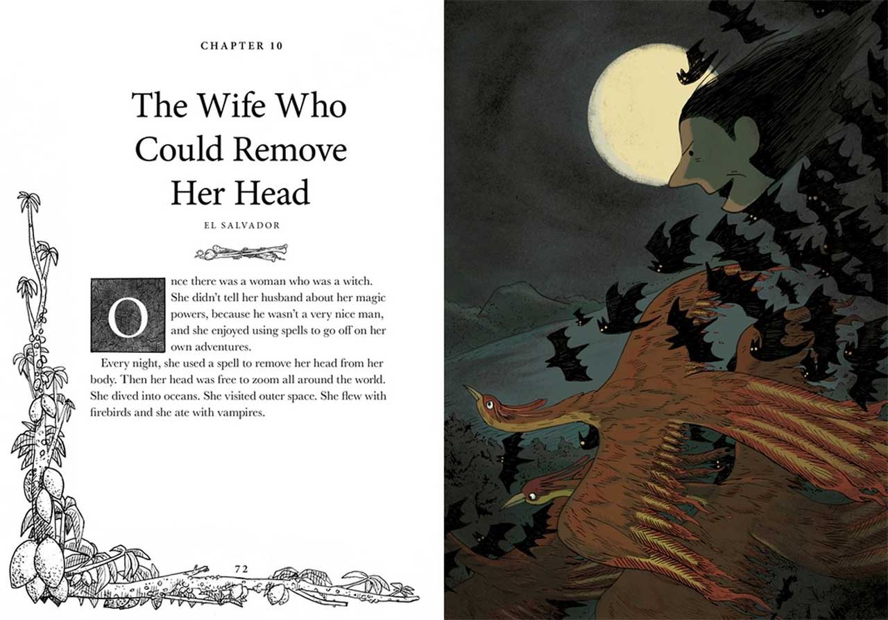 The Sister Who Ate Her Brothers by Jen Campbell spread 2
