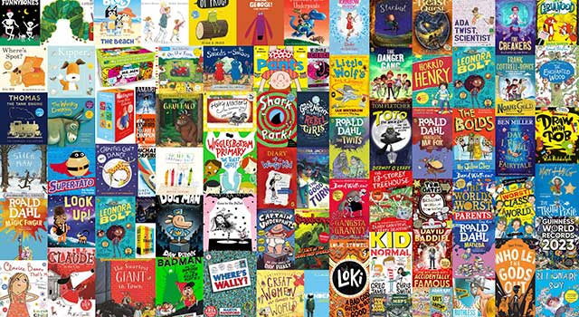 Children's booklists with favourites chosen by children