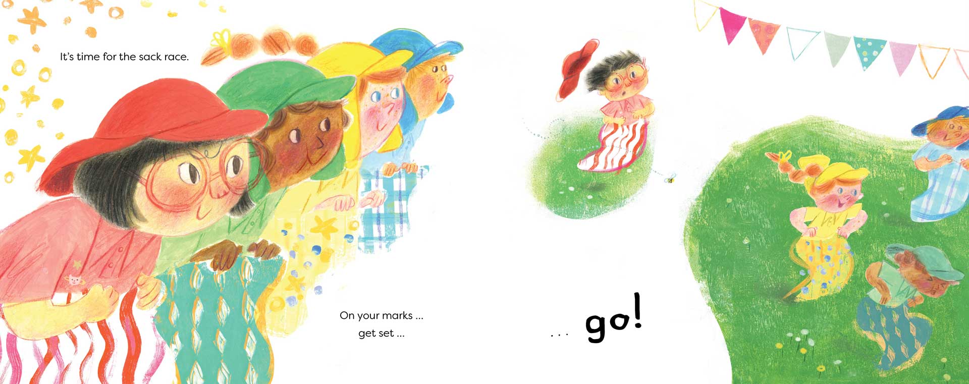 Last-Place Lin by Wai Chim, illustrated by Freda Chiu spread 1