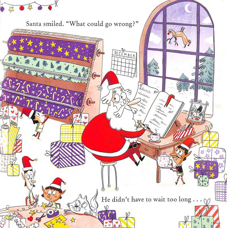 Santa's New Reindeer by Caroline Crowe and Jess Pauwels spread 2