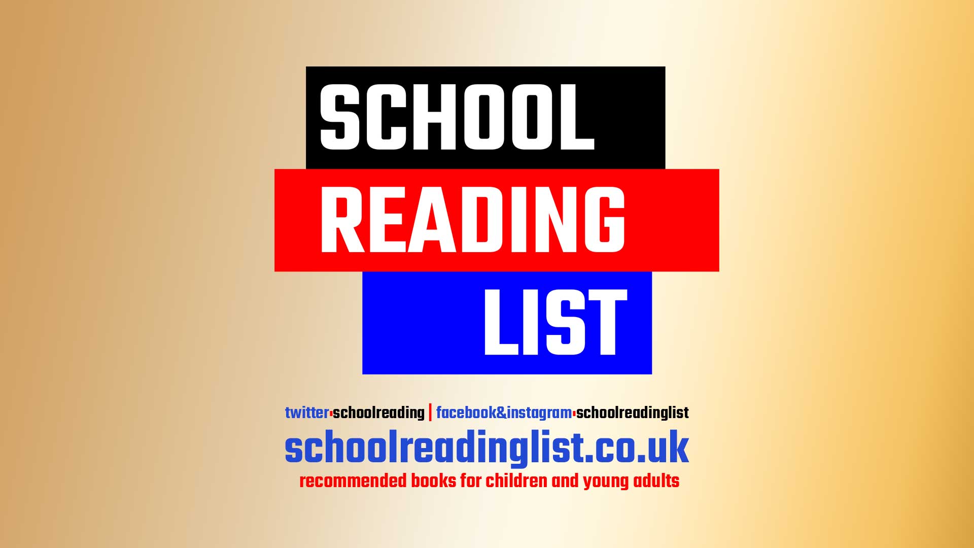 The School Reading List website masthead