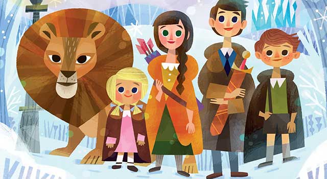 The Lion, the Witch and the Wardrobe by C.S Lewis, illustrated by Joey Chou