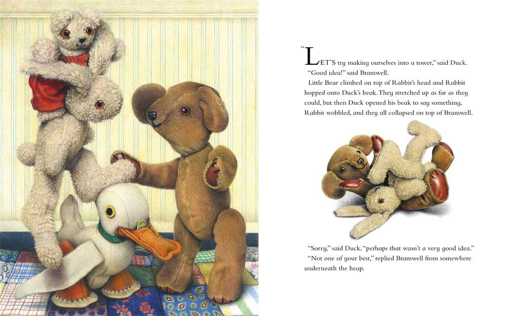 Old Bear by Jane Hissey spread 2