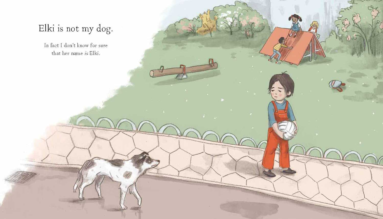 Elki Is Not My Dog by Elena Arevalo Mellville spread 1