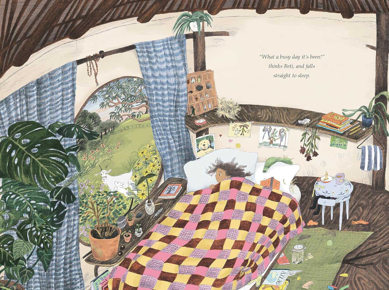 Beti and the Little Round House by Atinuke spread 3