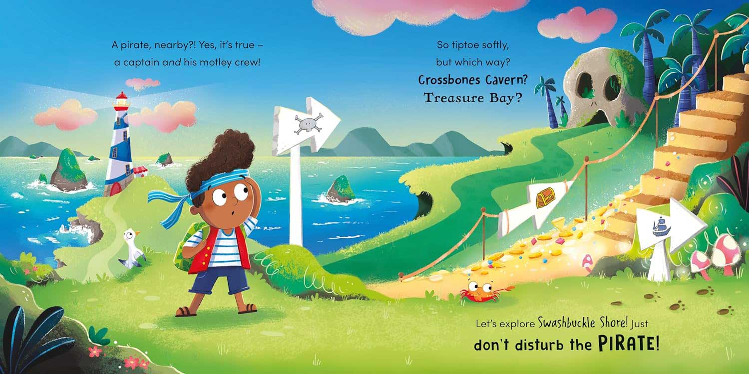 Don’t Disturb the Pirate by Rhiannon Findlay and Siân Roberts spread 1