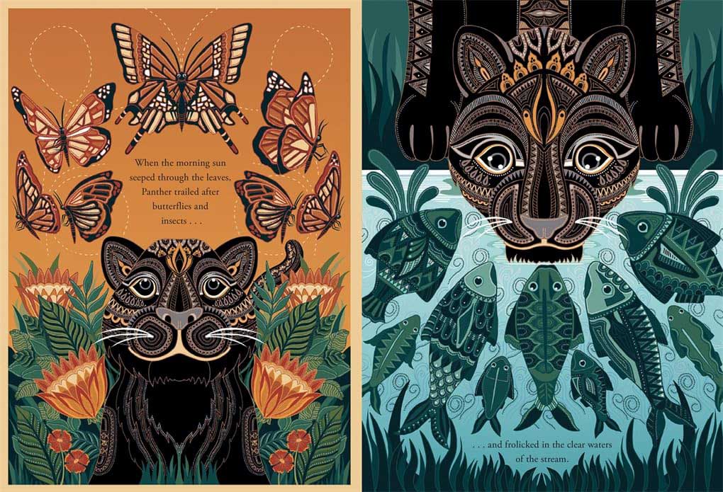 The Midnight Panther by Poonam Mistry spread 1