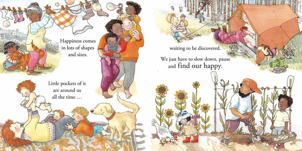 This is Happy! by Anna Ross and Debi Gliori spread 1