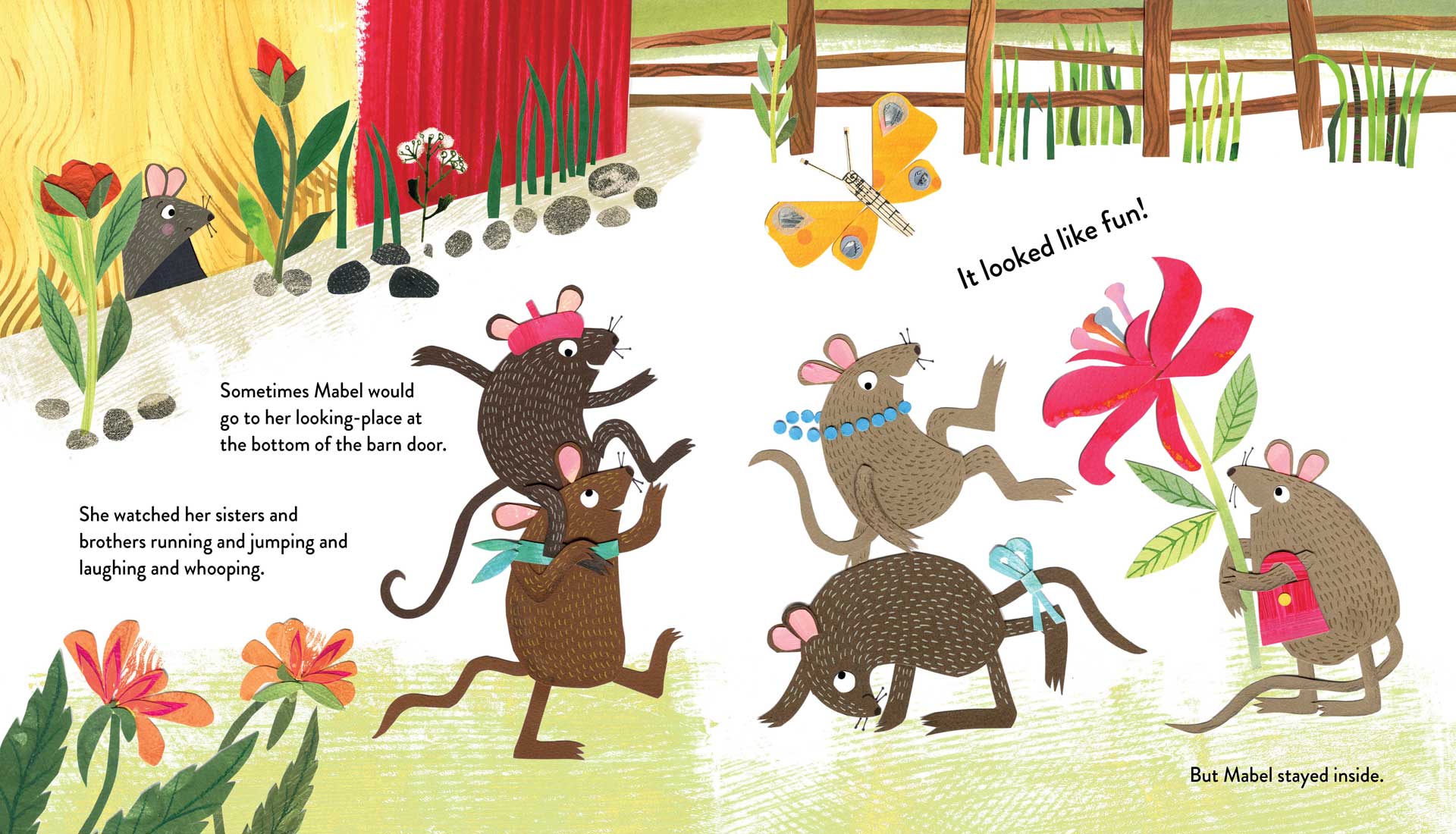 Mabel and the Big Wide World by Paul Stewart, illustrated by Jane Porter spread 3