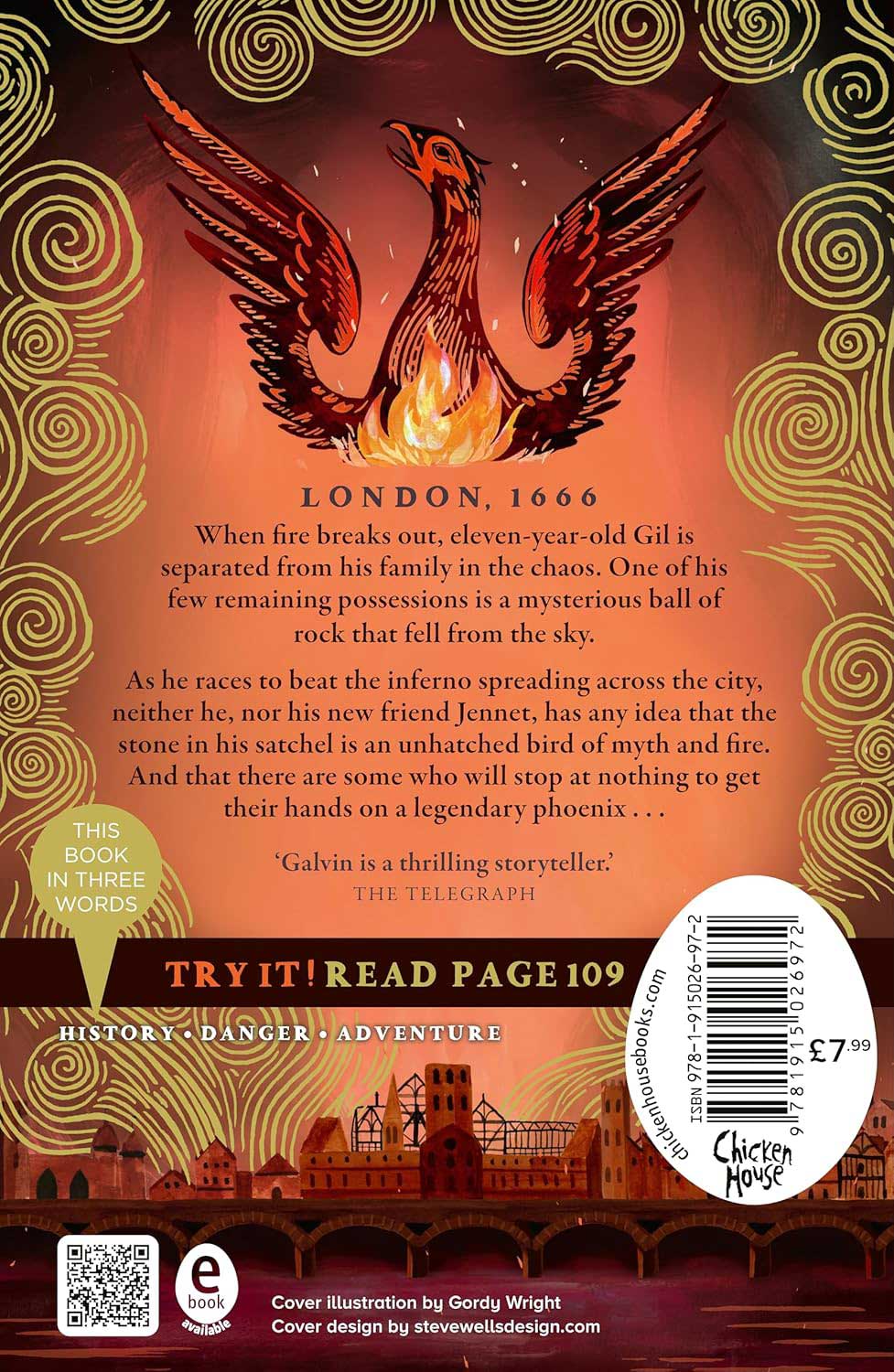 The Great Phoenix of London by Lindsay Galvin back cover