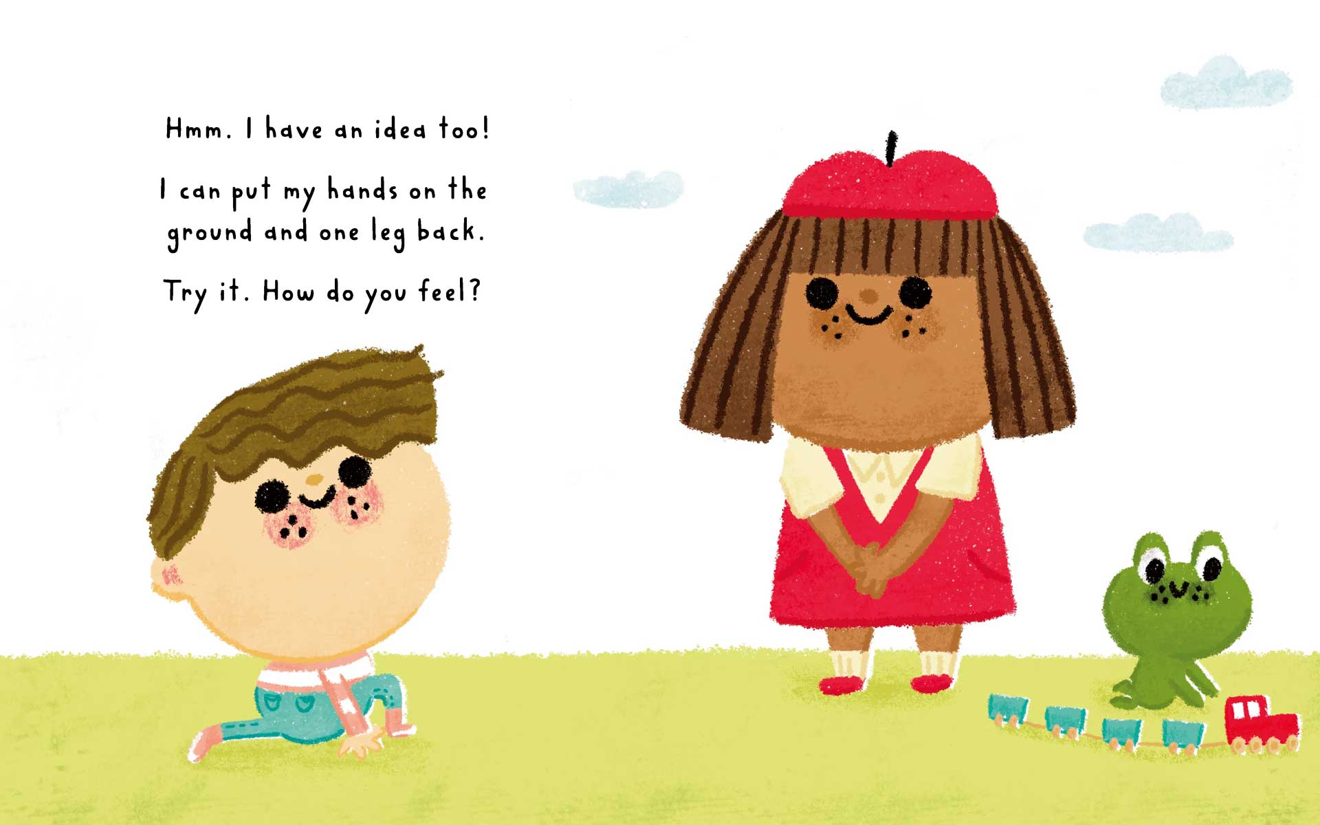 I Am a Courageous Cub (I Am Mindful) by Shoshana Chaim, illustrated by Lori Joy Smith spread 4