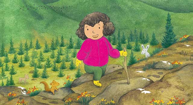 I Hear You, Mountains (Sounds of Nature) by Kallie George, illustrated by Carmen Mok