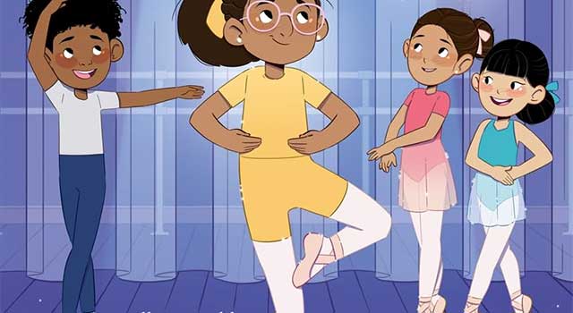 Ballet Besties: Indu's Time to Shine by Yasmine Naghdi with Chitra Soundar, illustrated by Paula Franco