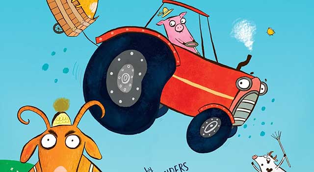 The Tractor Has a Wobbly Wheel by Tim Saunders, illustrated by Carla Martell