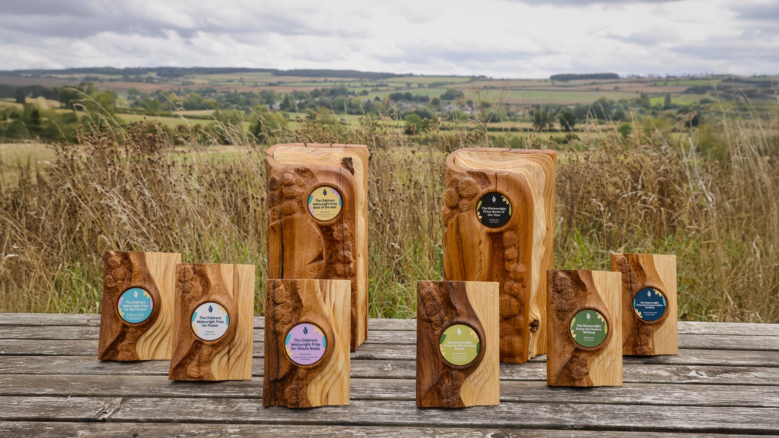 Wainwright Prize 2025 Winners' Trophies