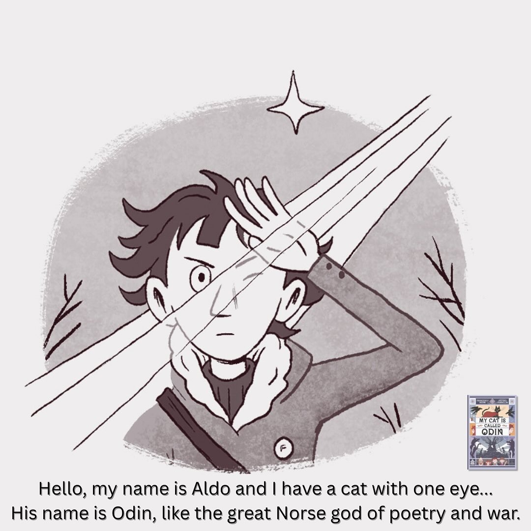 My Cat is Called Odin by Francesco Bedini, illustrated by Stefano Tambellini