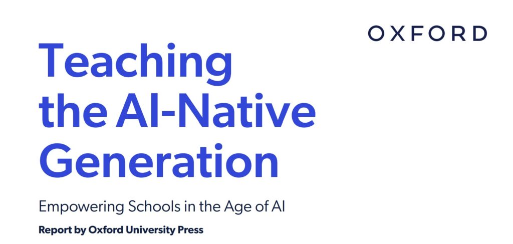 Teaching in the AI Native Generation report