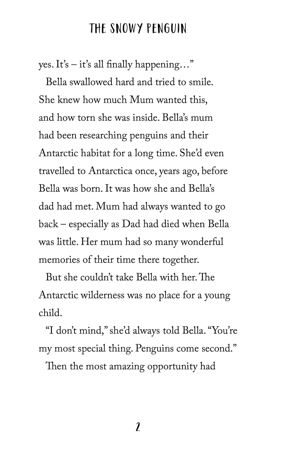 The Snowy Penguin by Holly Webb