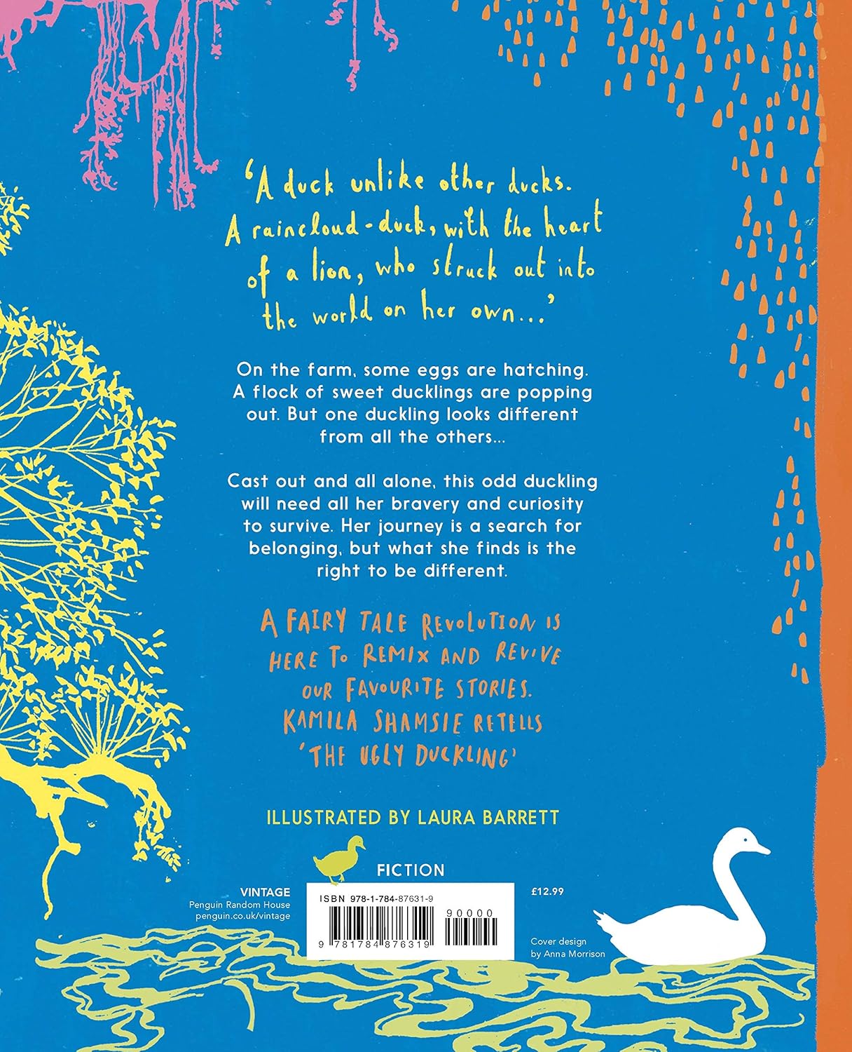 Duckling: A Fairy Tale Revolution by Kamila Shamsie, illustrated by Laura Barrett