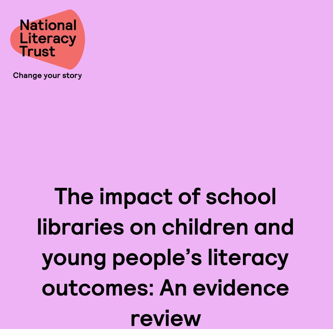 NLT school libraries report 2023