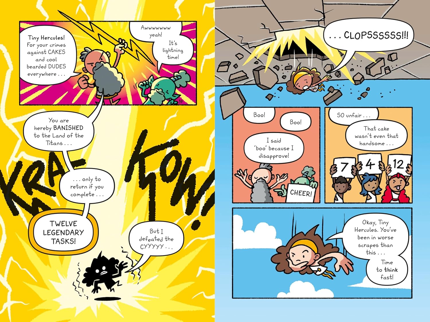 Tiny Hercules by Jon Lock, illustrated by Nich Angell