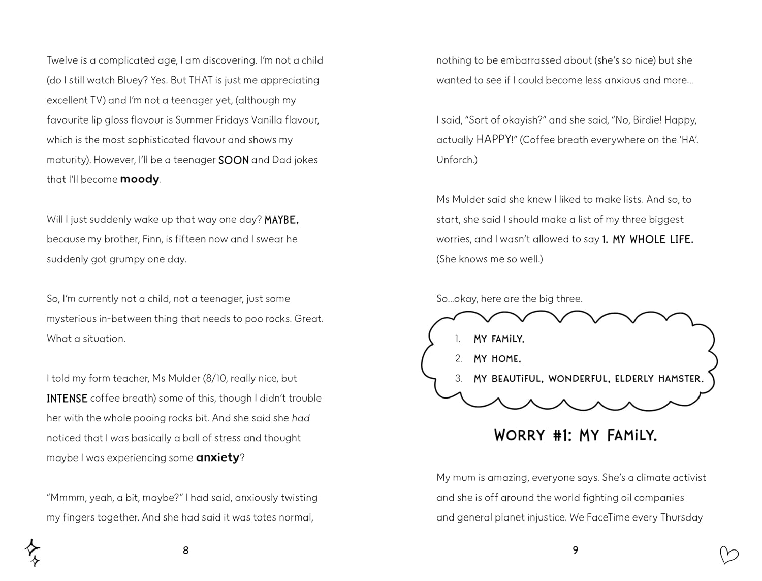 The Overthinkers' Club: Happy List by Nat Luurtsema, illustrated by Cécile Dormeau