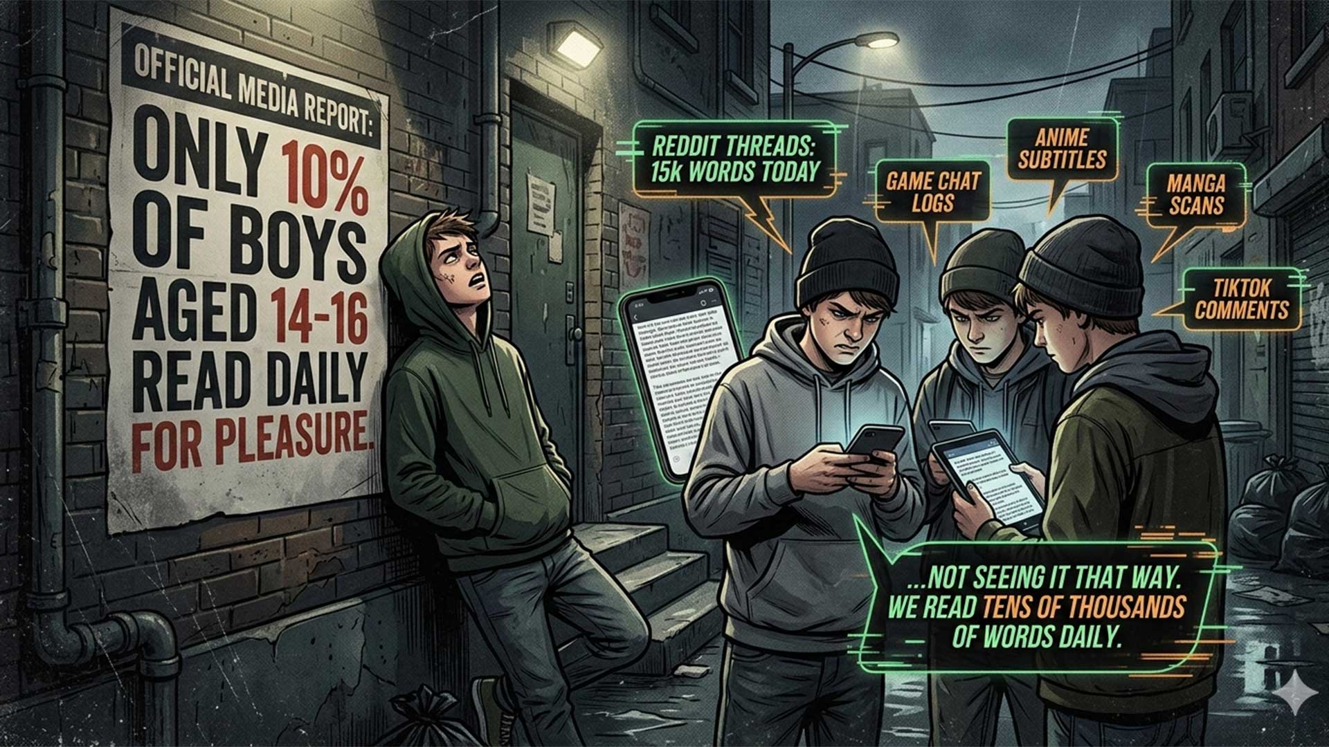 Do Children and Teens Read More Than We Think? “Only 10% of boys aged 14-16 read daily for pleasure”. Is this true, and if so, what can we as teachers, do about it?