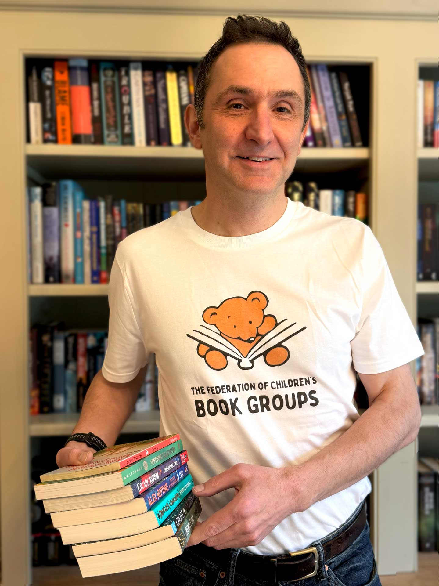 Jonathan Stroud. Image provided by Georgia Lawe, publicist.