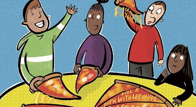 Poetry Pizza by Simon Mole, illustrated by Tom McLaughlin