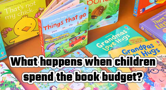 What happens when children spend the book budget?