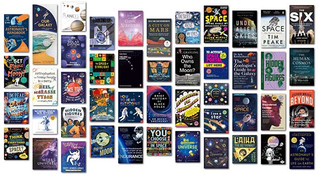 Space and the universe books for children and teens