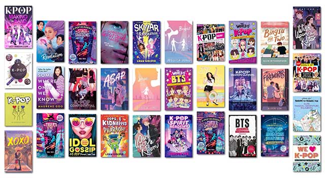 K-pop books for children and teens