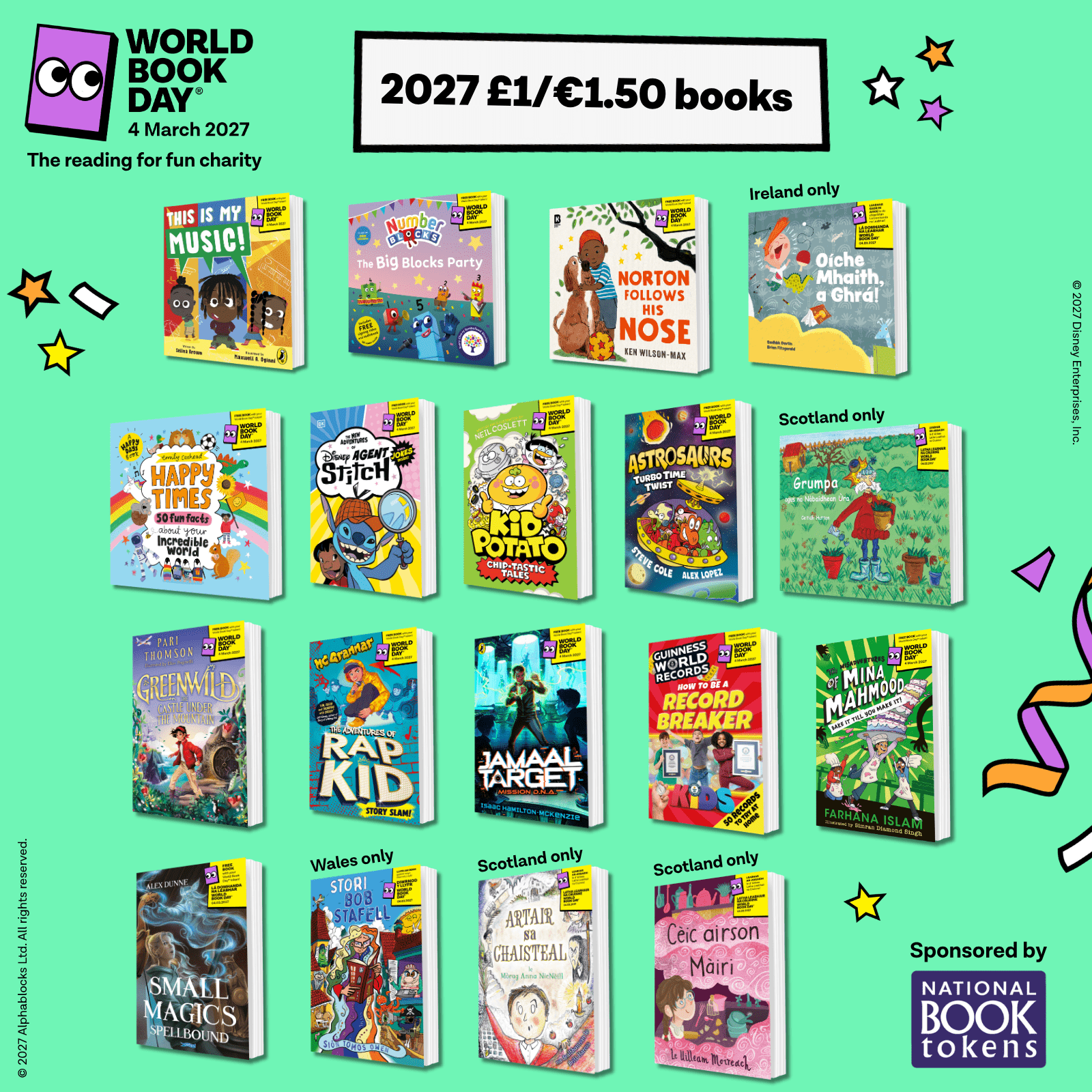 World Book Day Titles 2027