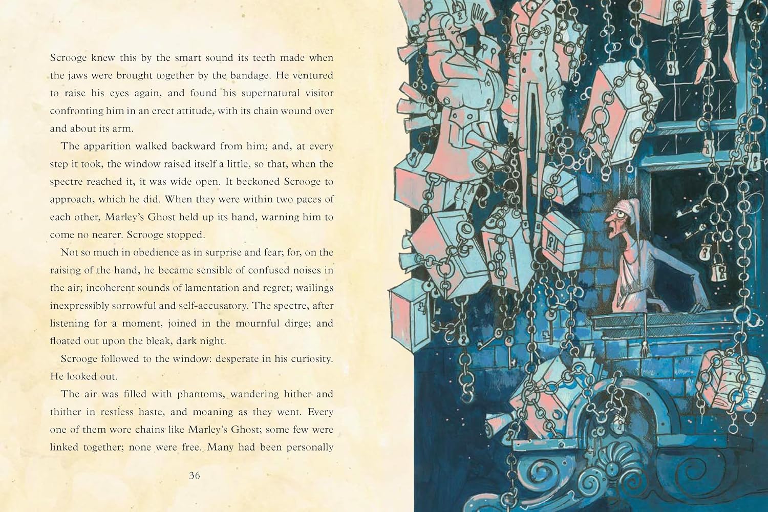A Christmas Carol by Charles Dickens, illustrated by Chris Mould