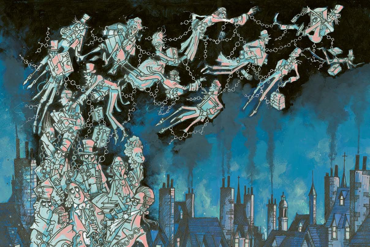 A Christmas Carol by Charles Dickens, illustrated by Chris Mould