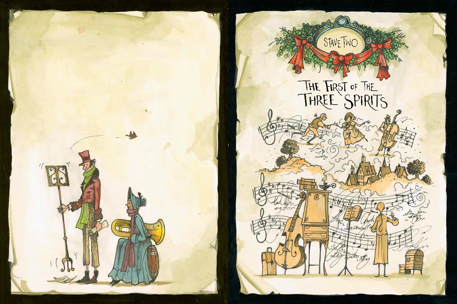 A Christmas Carol by Charles Dickens, illustrated by Chris Mould