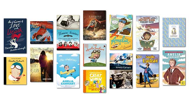 Amelia Earhart books for children and teens