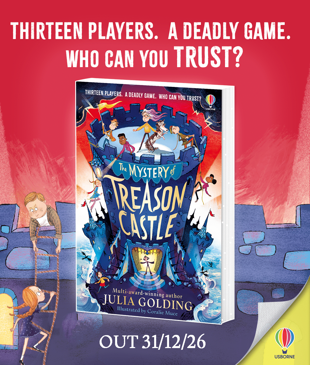 The Mystery of Treason Castle by Julia Golding, illustrated by Coralie Muce